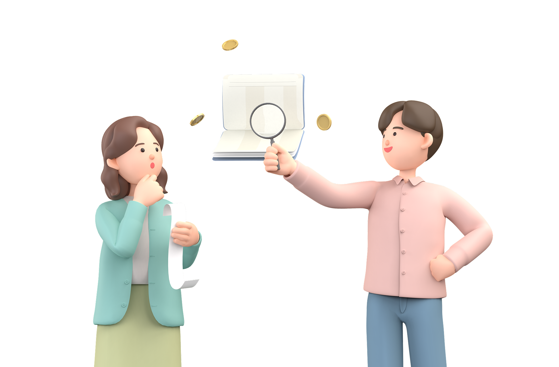 손해사정 솔루션 안내 일러스트